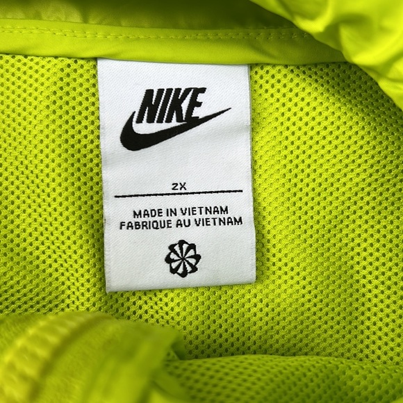 👋🎯NWT Nike Essential Repel Woven Jacket Green Size 2X - Picture 9 of 12
